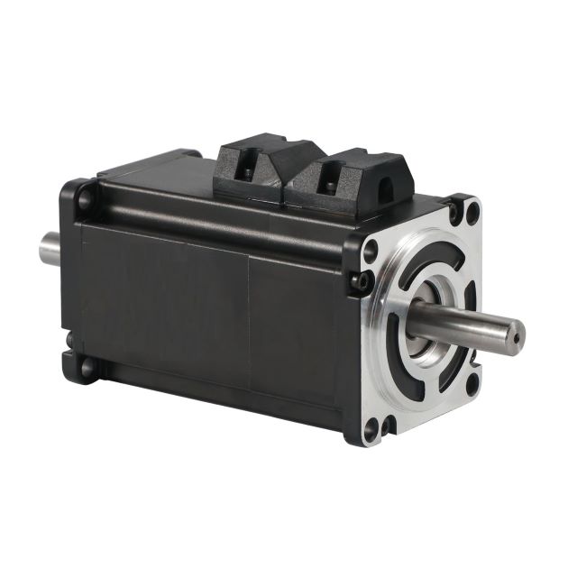 Low voltage dual output shaft servo motor